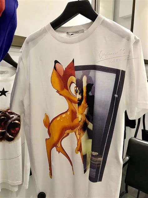 givenchy white bambi t shirt|Givenchy Bambi.